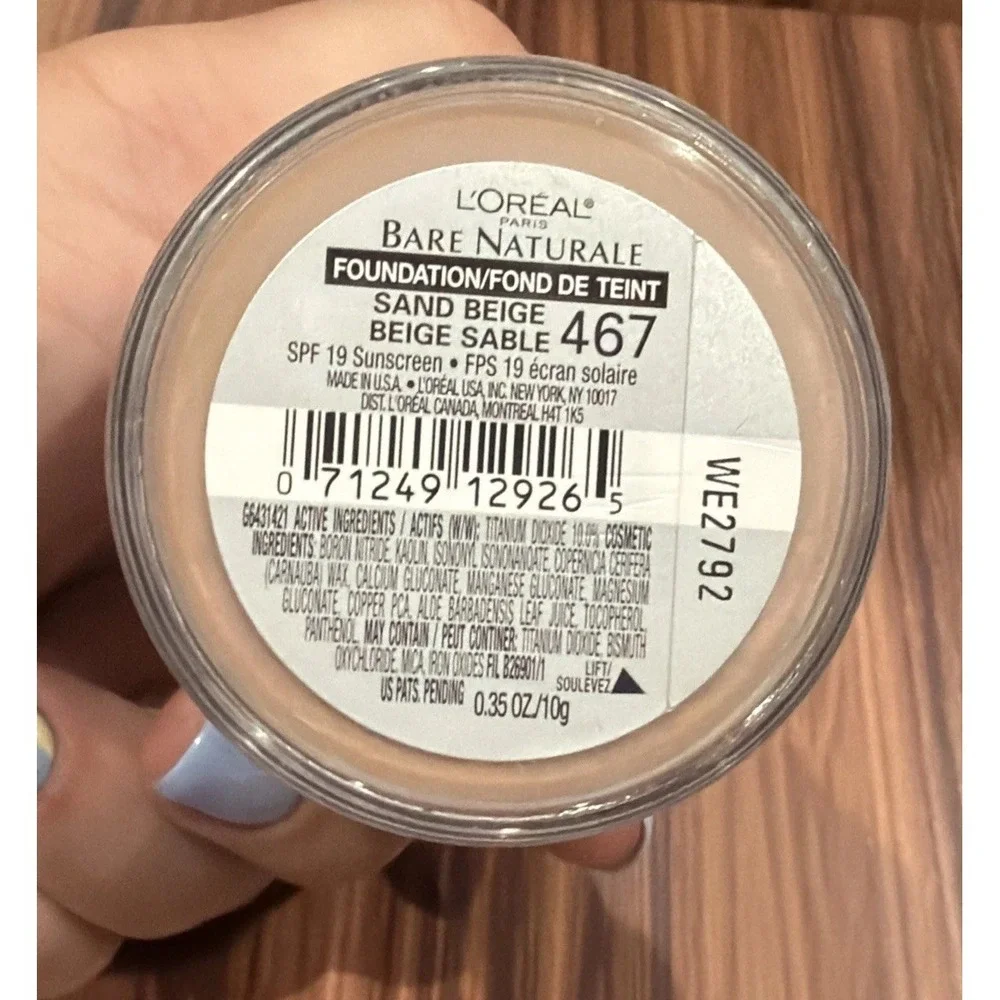 L'Oréal True Match Natural Foundation Makeup All Skin SPF 19- 467 Sand Beige